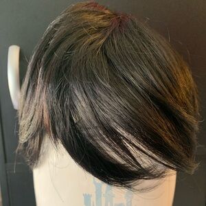 Stylish Black Wig 8 inch